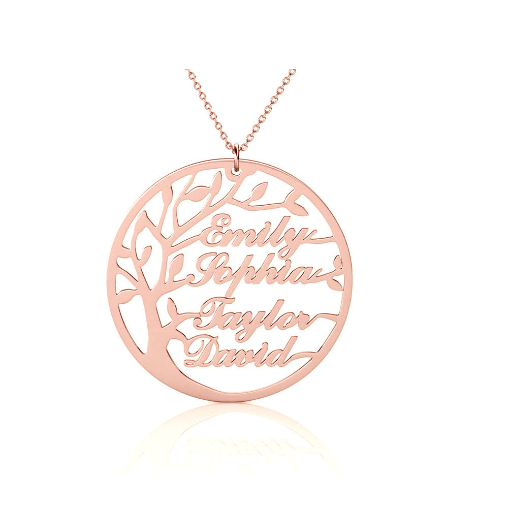 Custom Family Tree Necklace