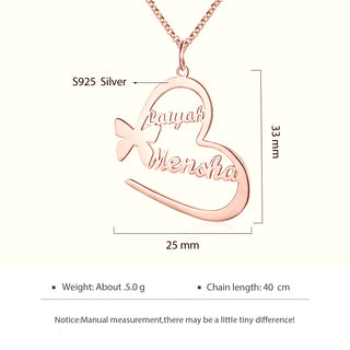 Custom Heart Necklace