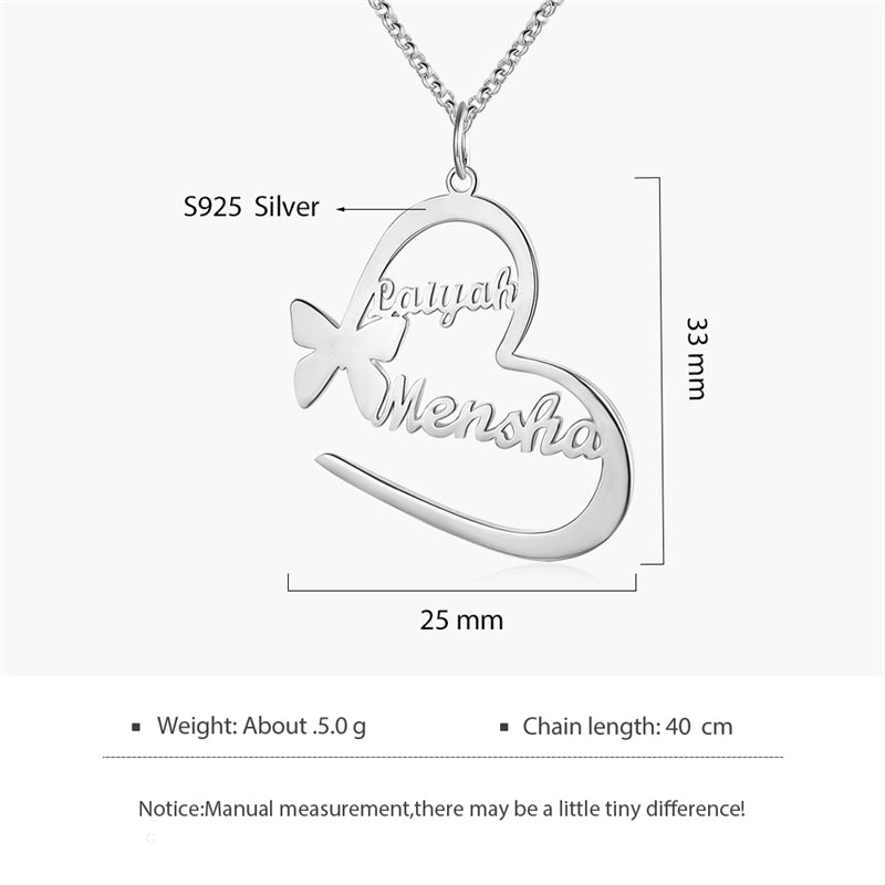 Custom Heart Necklace