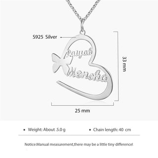 Custom Heart Necklace