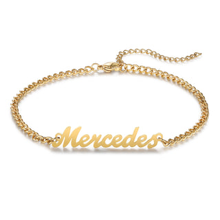 Custom Name Anklet