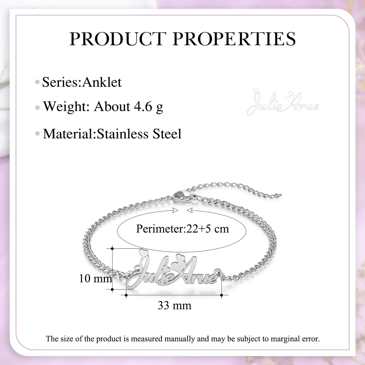 Custom Name Anklet