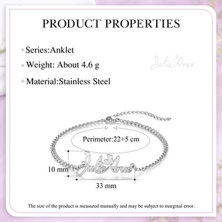 Custom Name Anklet