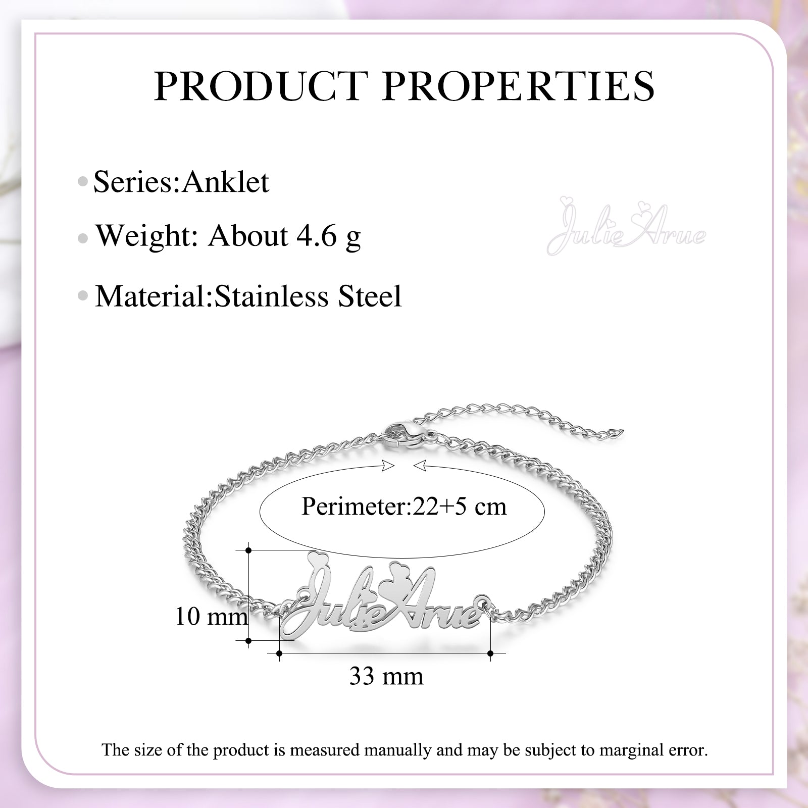 Custom Name Anklet