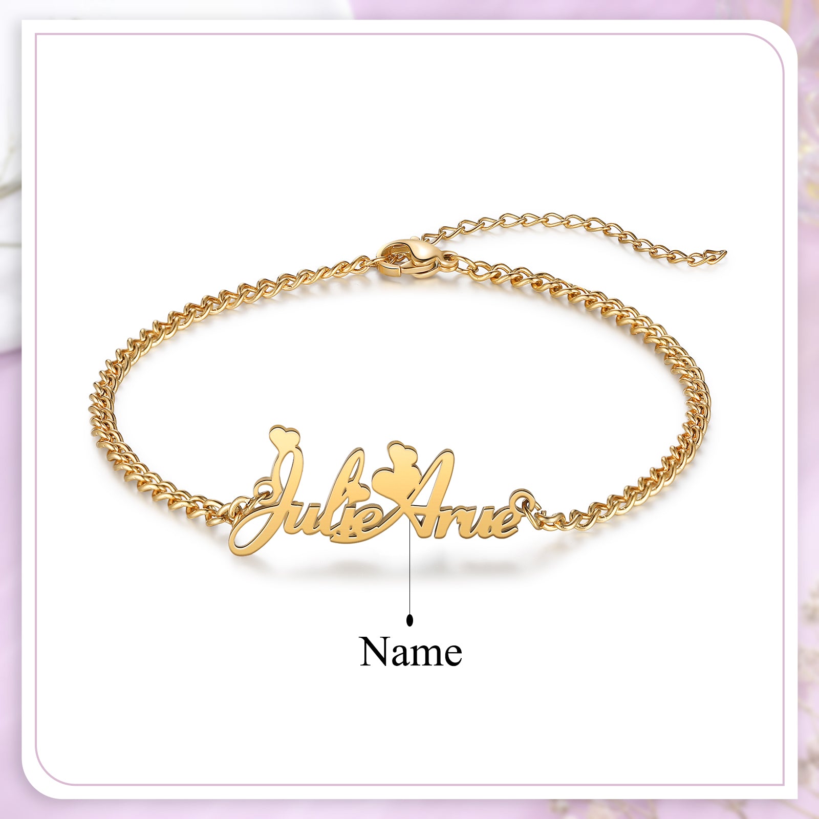 Custom Name Anklet