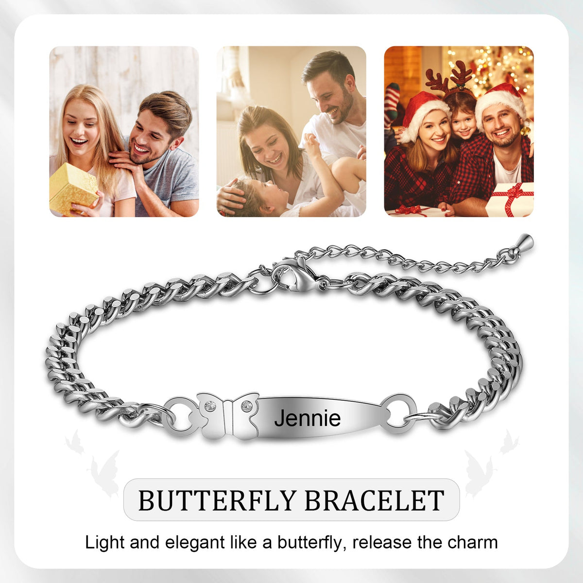 Personalized Name Stainless Steel Anklet