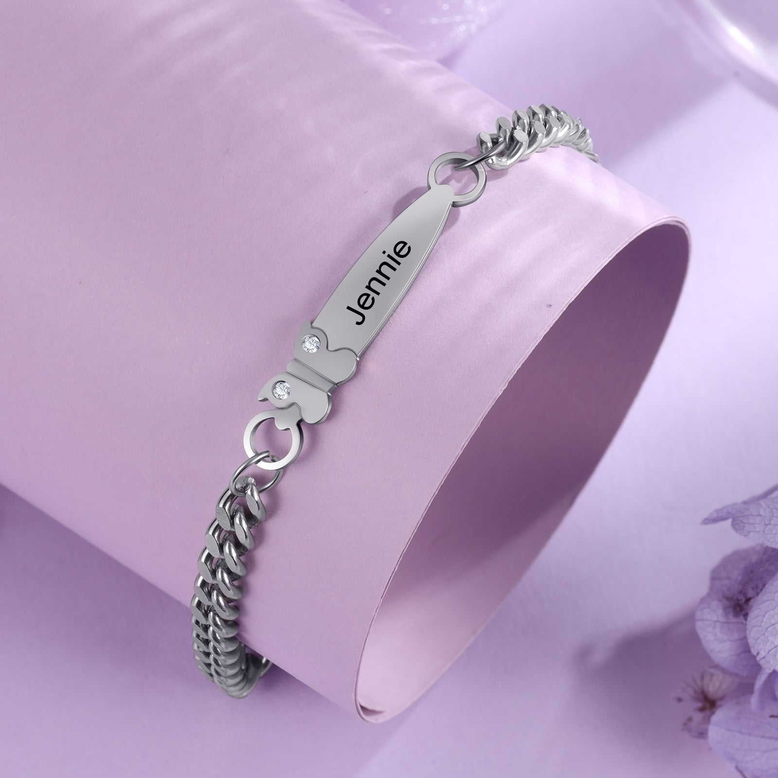Personalized Name Stainless Steel Anklet