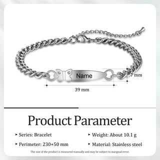 Personalized Name Stainless Steel Anklet
