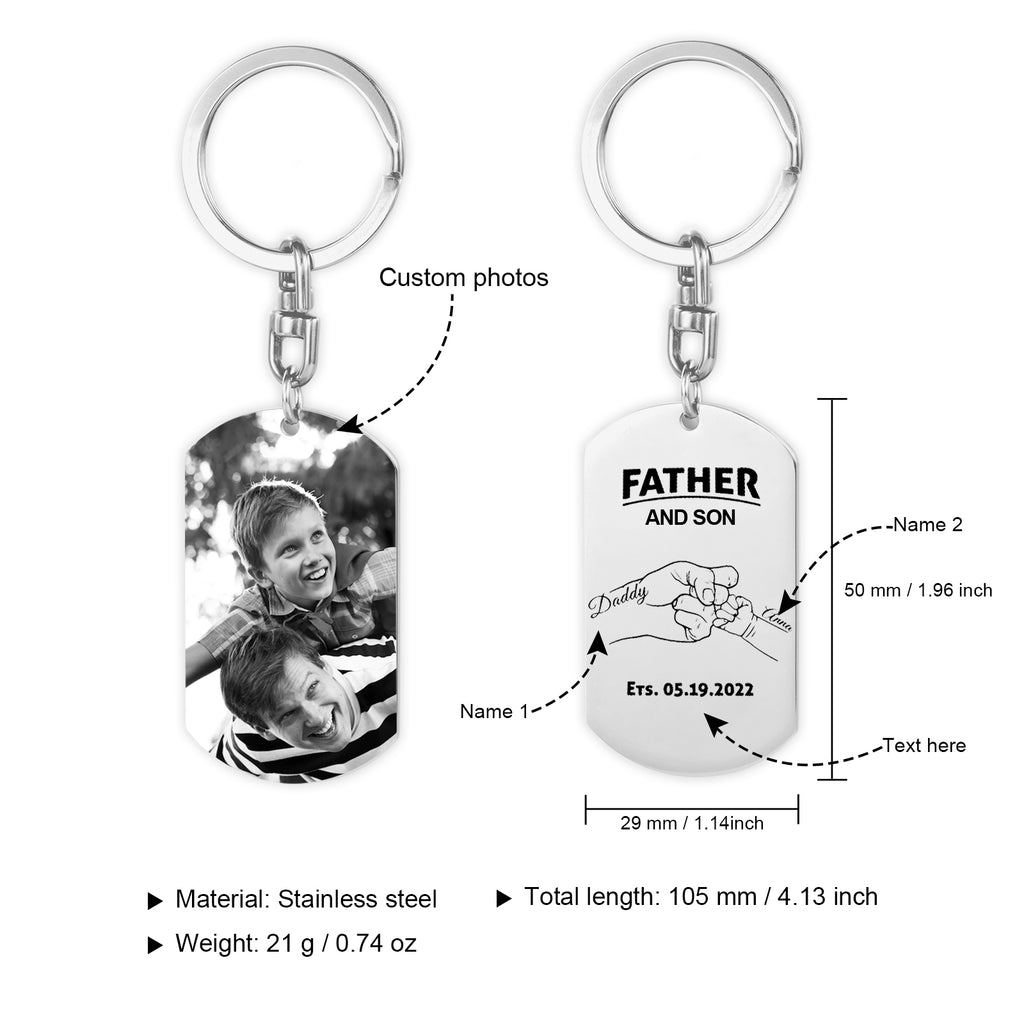 Custom Photo Keychain