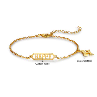 Custom Letter Anklet