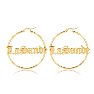 Custom Name Earrings