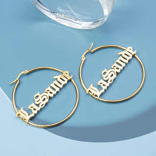 Custom Name Earrings