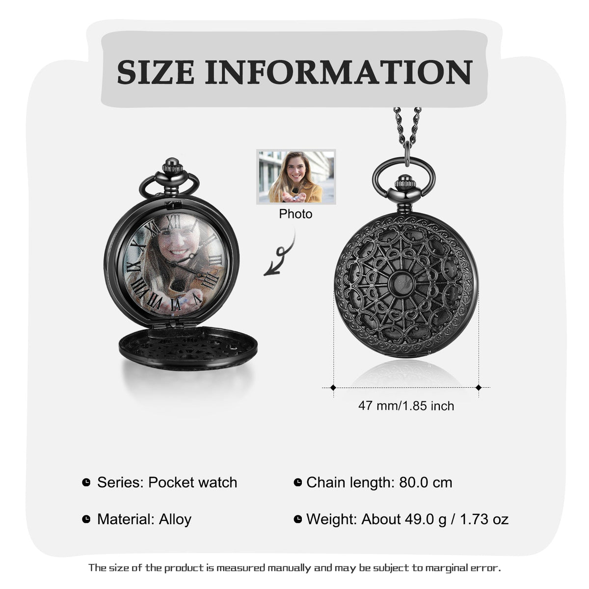 Custom Photo Pocket Watch
