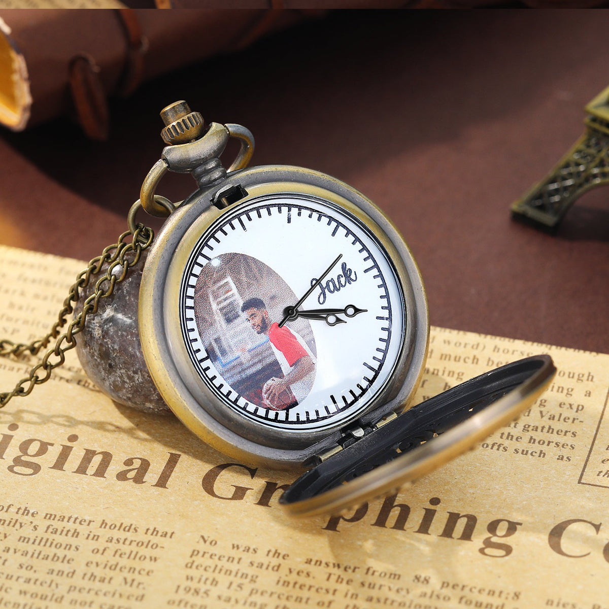 Custom Photo Pocket Watch