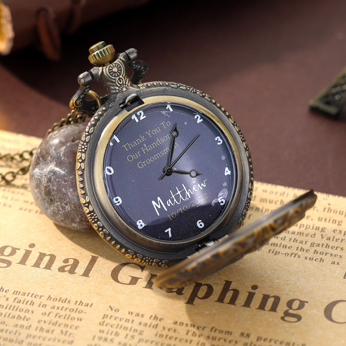 Custom Name Pocket Watch