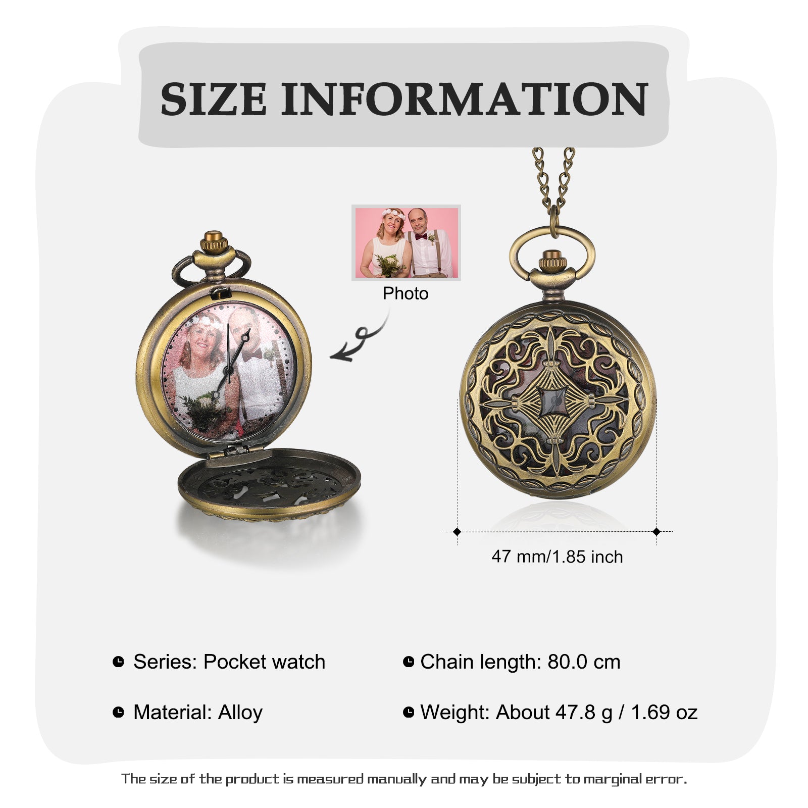 Custom Photo Pocket Watch
