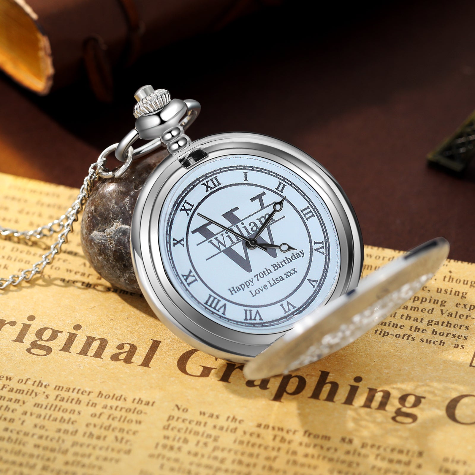 Custom Name Pocket Watch