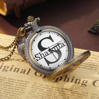 Personalized Name Pocket Watch