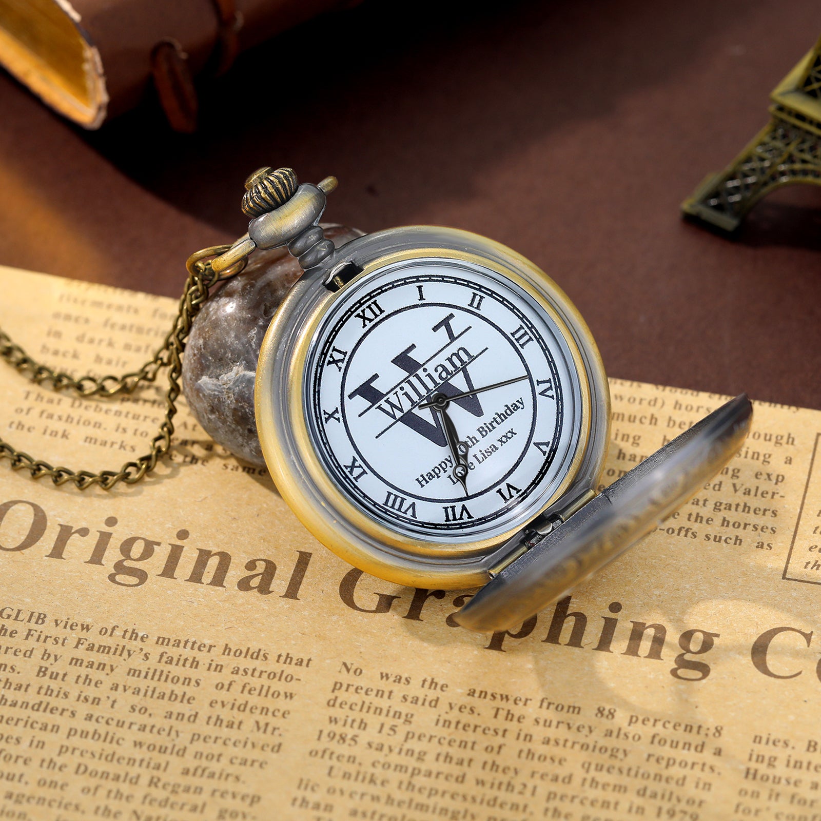 Custom Name Pocket Watch