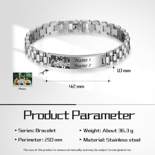 Custom Photo Stainelss Steel Bracelet