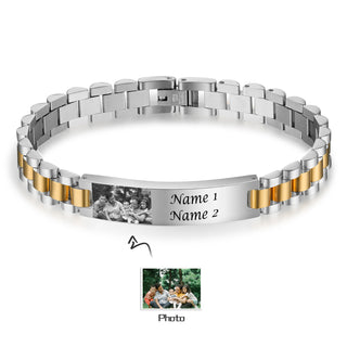 Custom Photo Stainelss Steel Bracelet