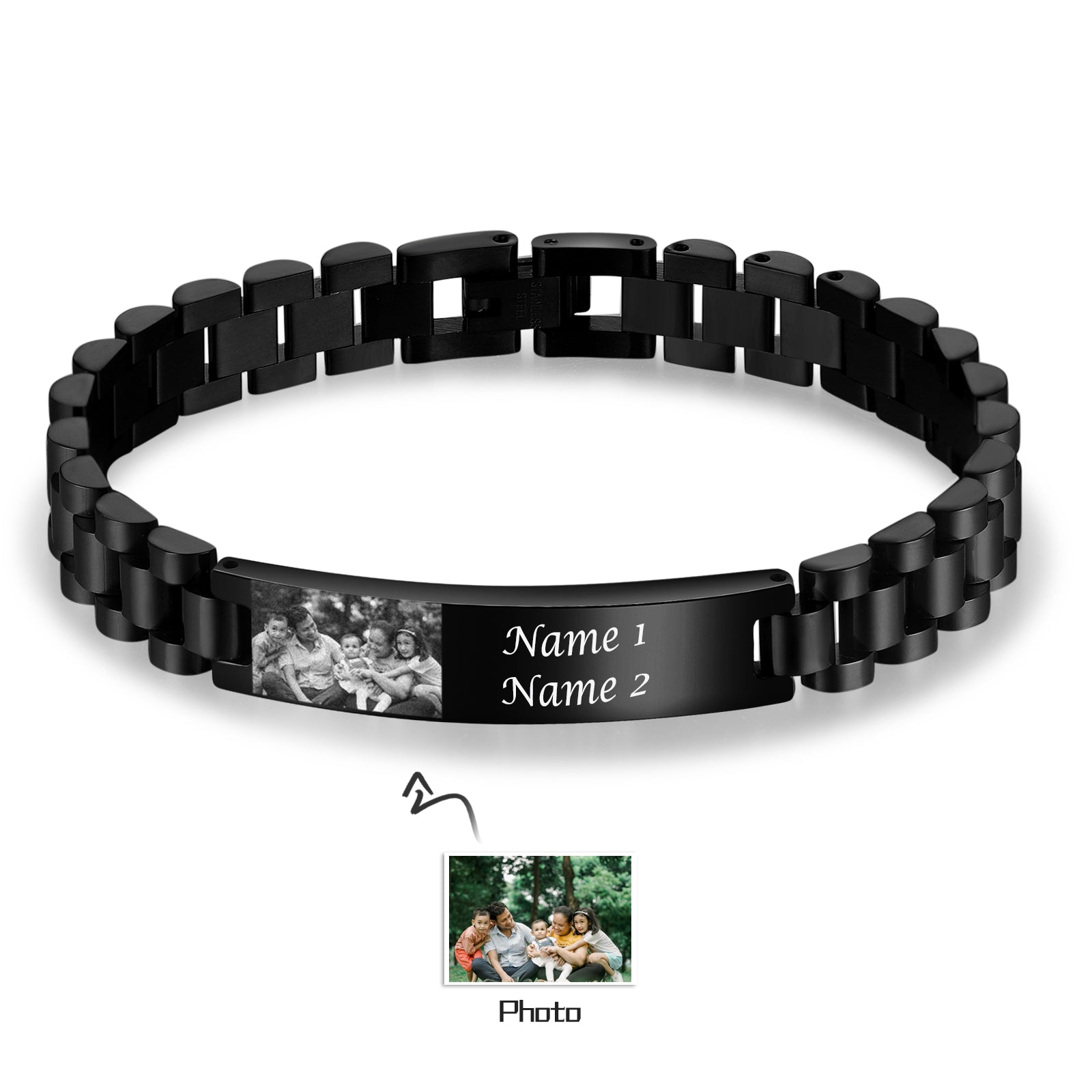 Custom Photo Stainelss Steel Bracelet