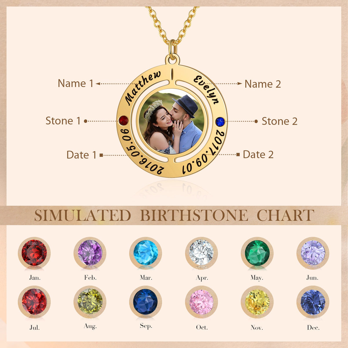 Custom Photo Necklace