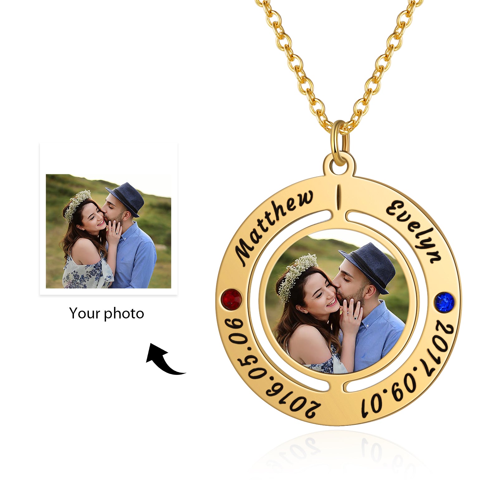 Custom Photo Necklace