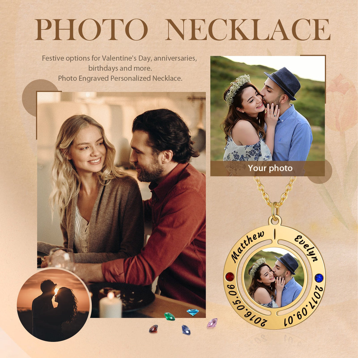 Custom Photo Necklace
