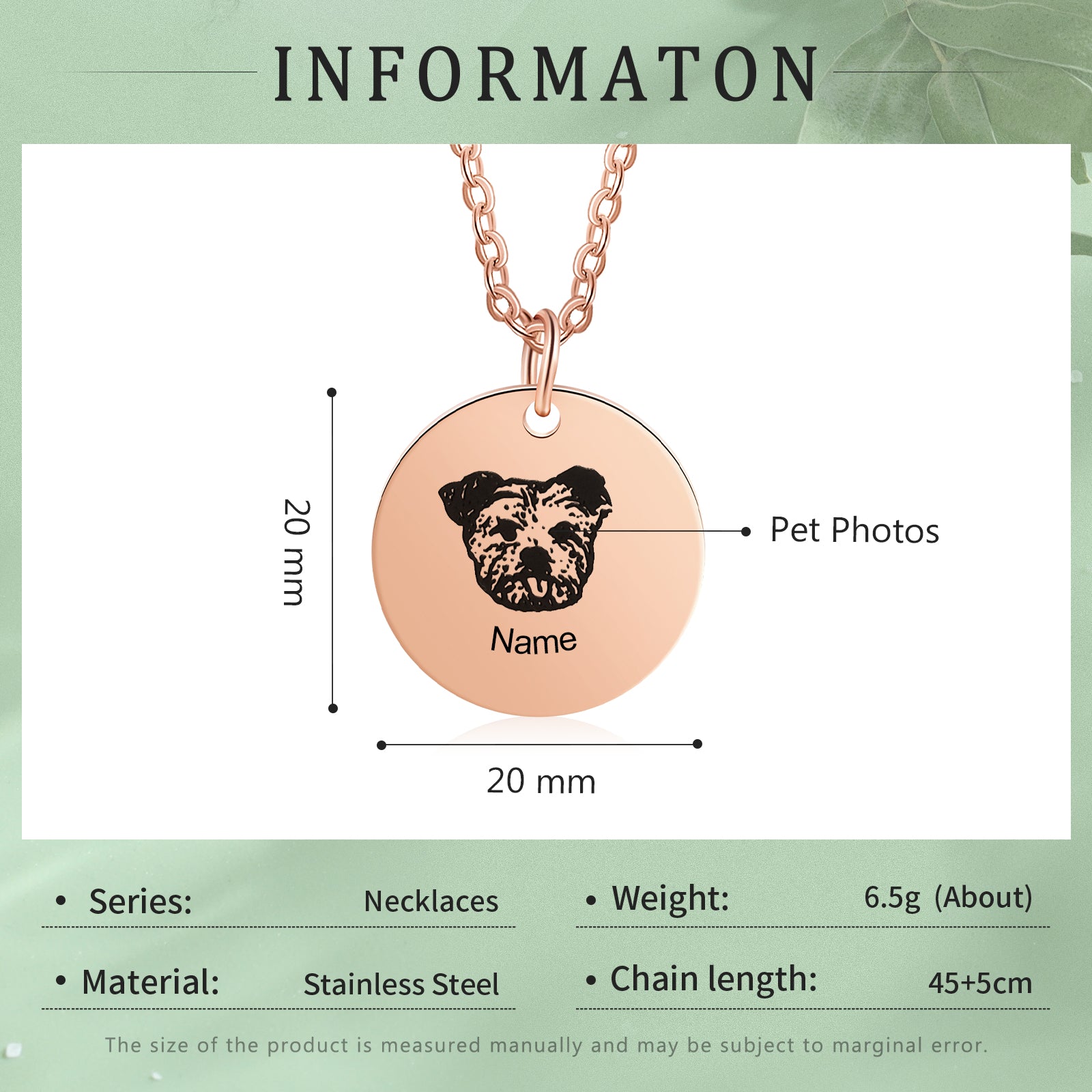 Custom Stainless Steel Necklace