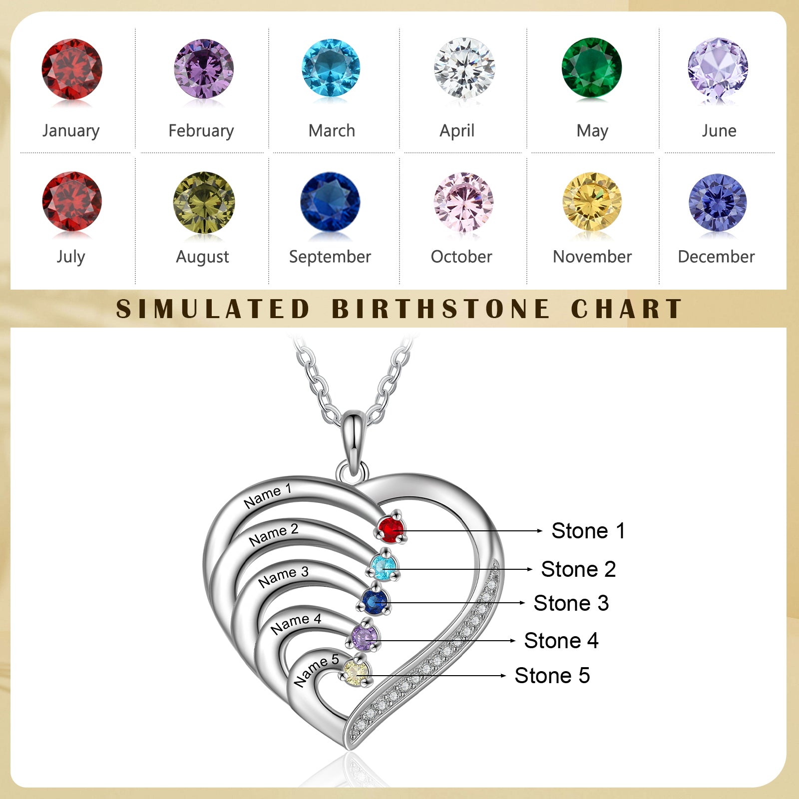 Custom Heart Necklace