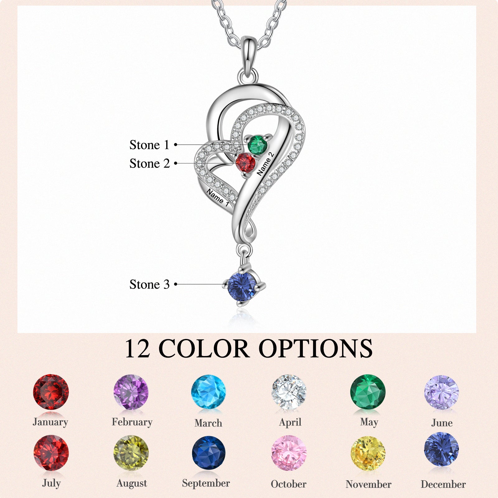 Custom Heart Necklace