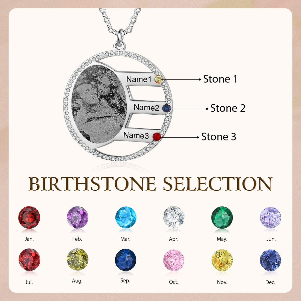 Custom Photo Necklace