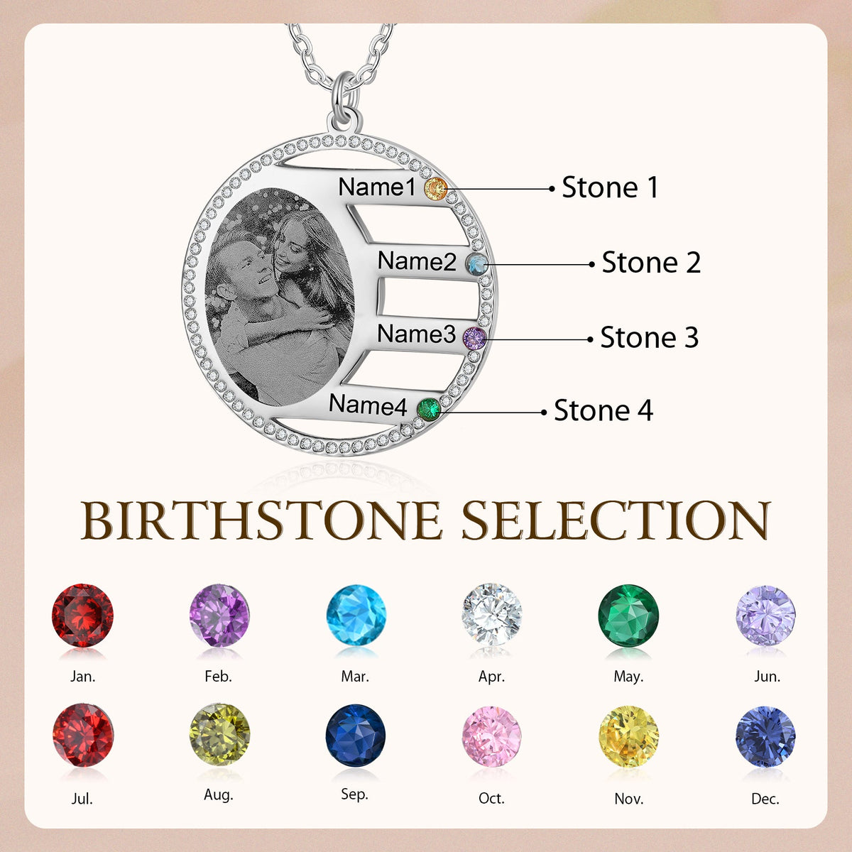 Custom Photo Necklace