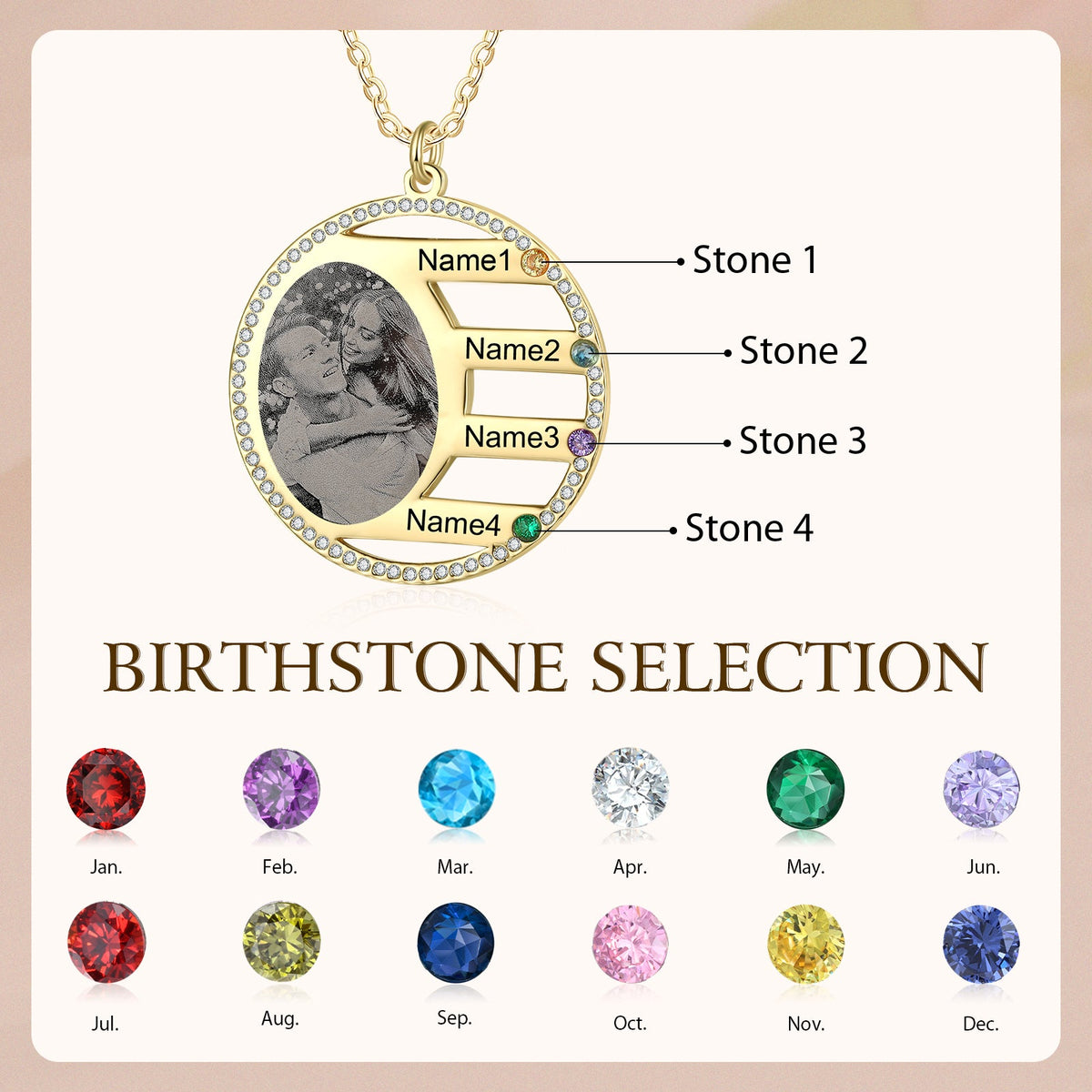 Custom Photo Necklace