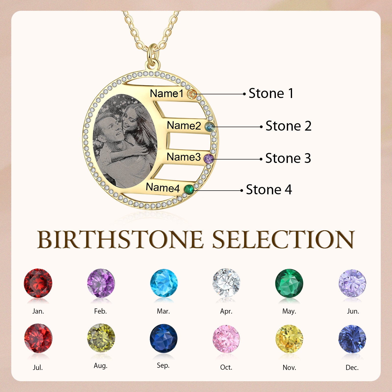 Custom Photo Necklace