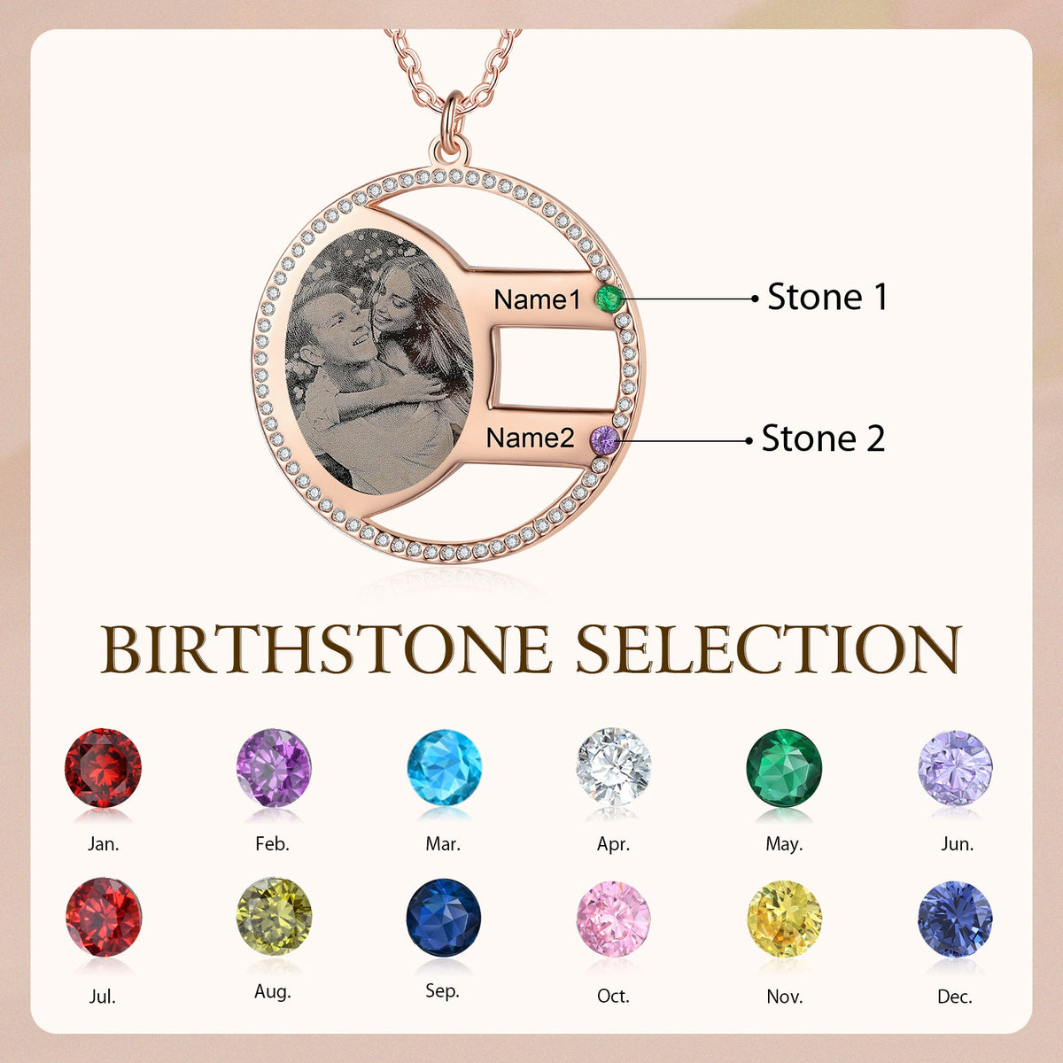 Custom Photo Necklace