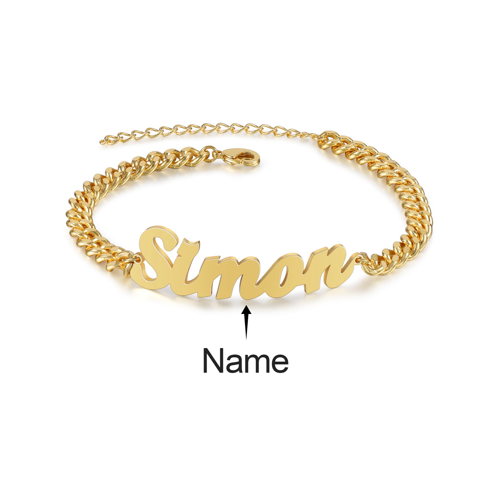 Custom Name Couple Bracelet