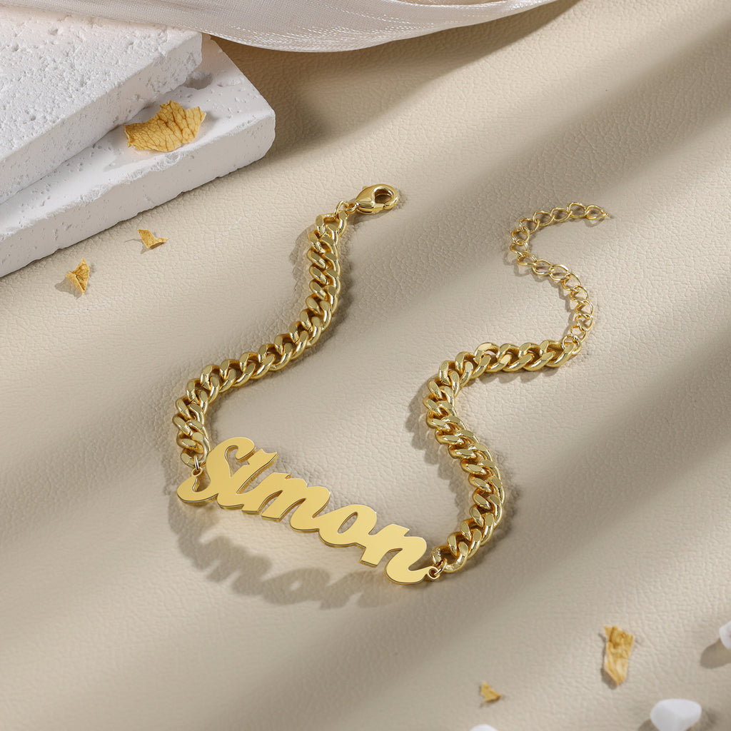 Custom Name Couple Bracelet