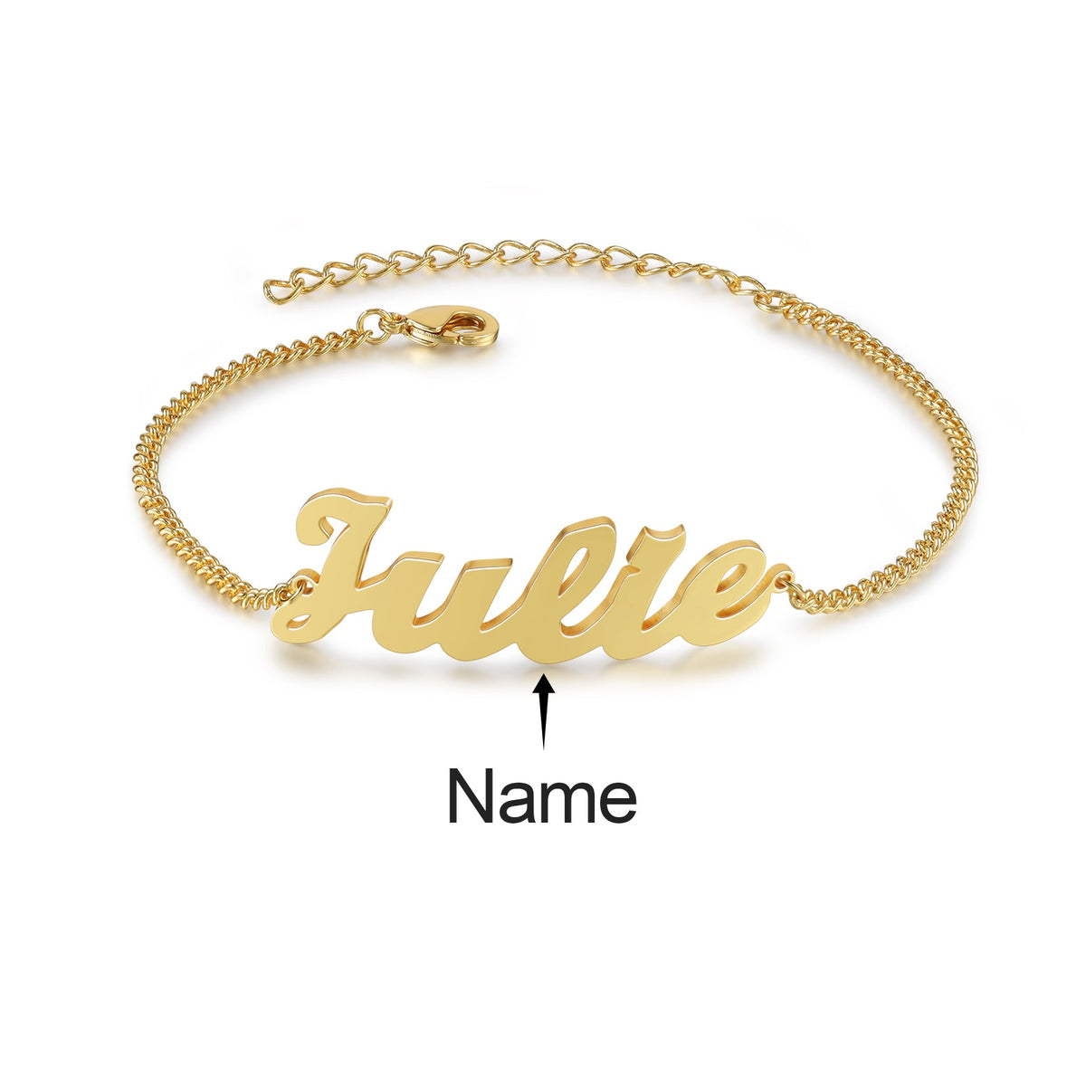 Custom Name Couple Bracelet