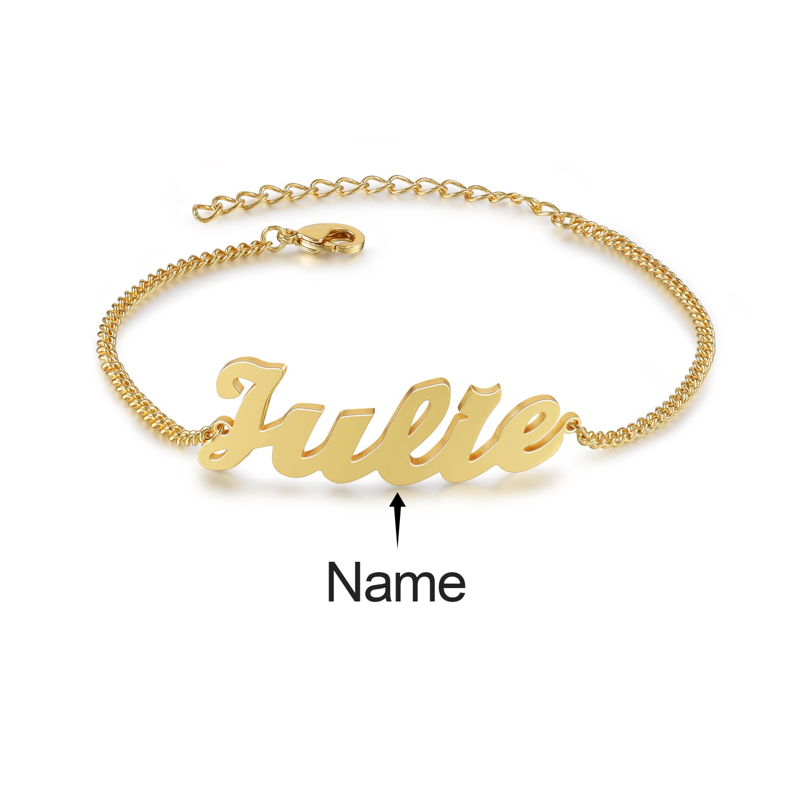 Custom Name Couple Bracelet