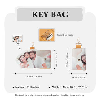 Custom Photo Key Bag