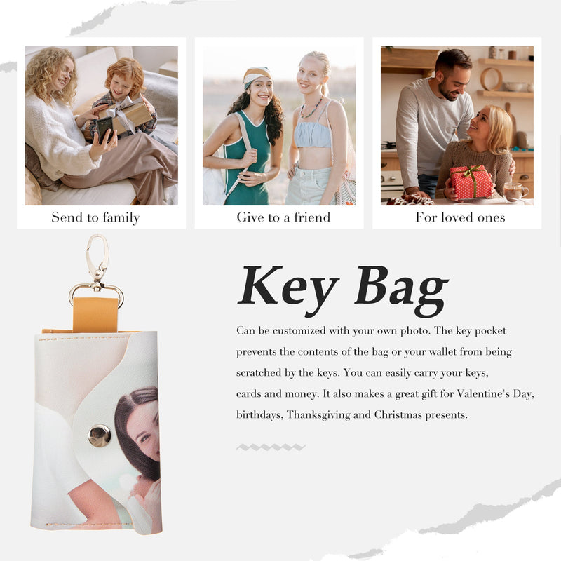 Custom Photo Key Bag