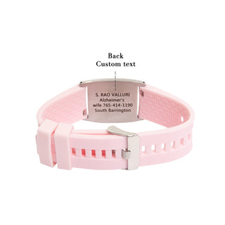 Custom Pink Medical Bracelet