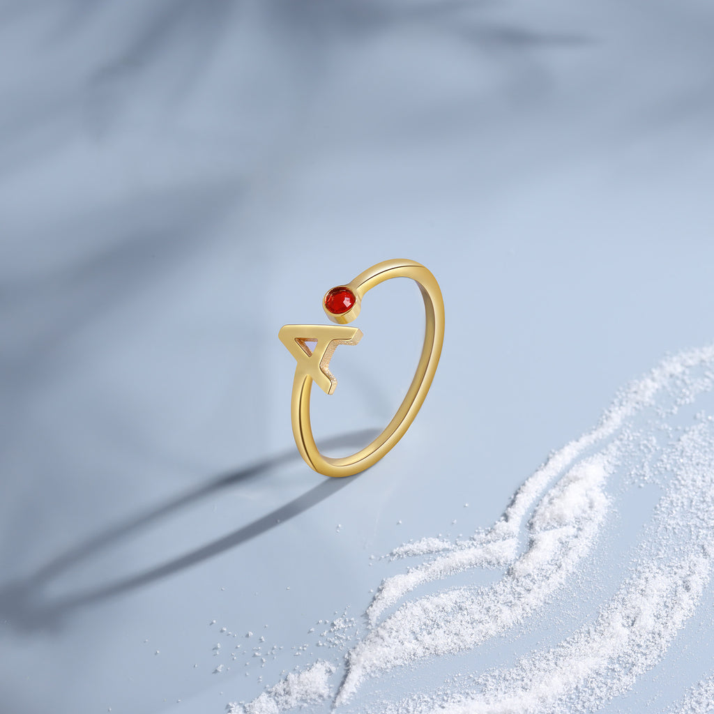 Custom Letter Ring