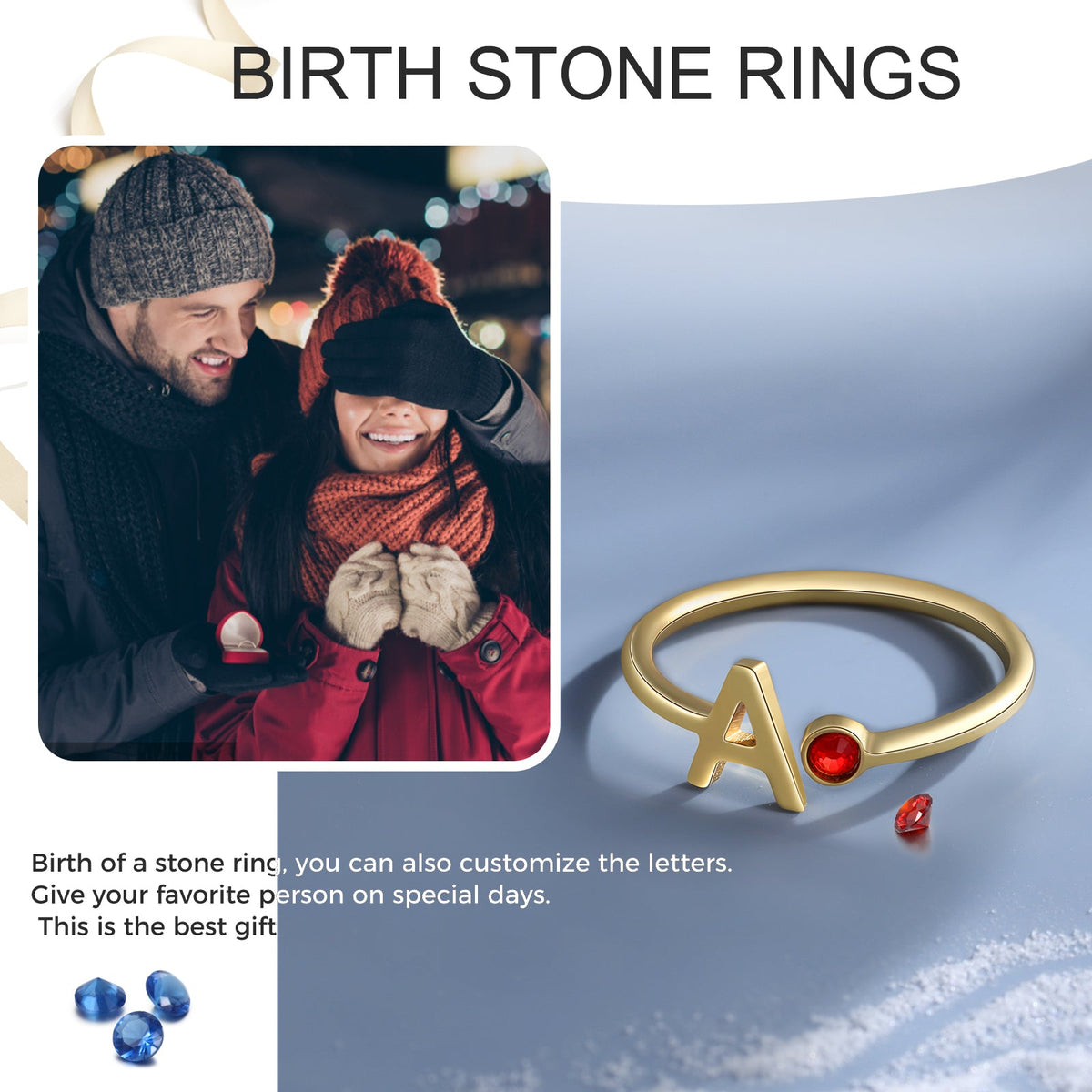 Custom Letter Ring