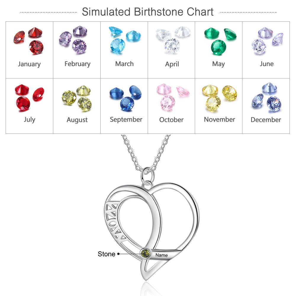 Custom Heart Shaped Necklace