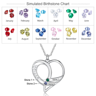 Custom Heart Shaped Necklace