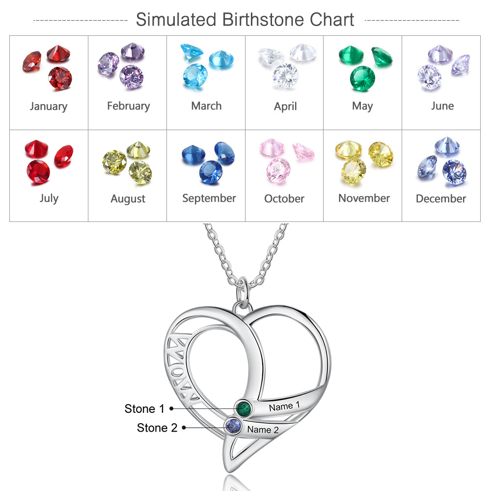 Custom Heart Shaped Necklace