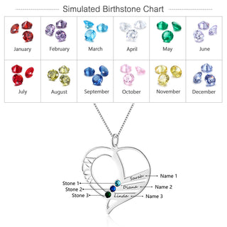 Custom Heart Shaped Necklace